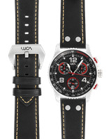 Red-Face_Black-Leather_Flat