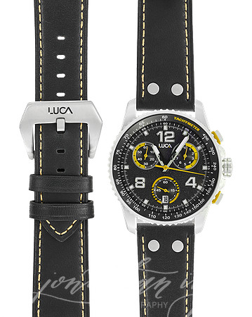 Yellow-Face_Black-Leather_Flat