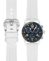 Blue-Face_White-Rubber_Flat