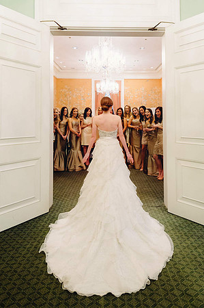 bride-wedding-dress-reveal-to-bridemaods-photo